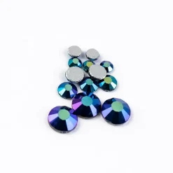 Crystal Lane DIY Assorted Glass Round Flatback Rhinestones Combo