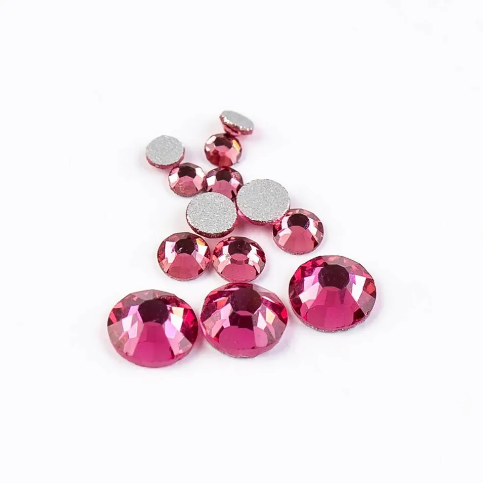 Crystal Lane DIY Assorted Glass Round Flatback Rhinestones Combo