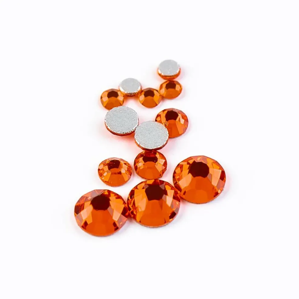 Crystal Lane DIY Assorted Glass Round Flatback Rhinestones Combo