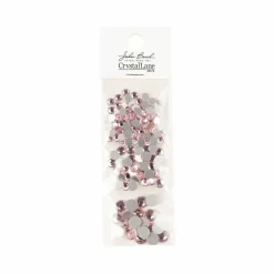 Crystal Lane DIY Assorted Round Glass Flatback Rhinestones Combo