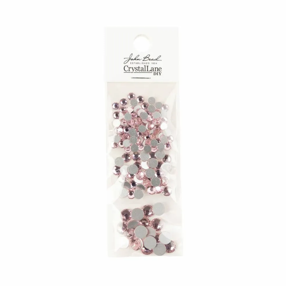 Crystal Lane DIY Assorted Round Glass Flatback Rhinestones Combo