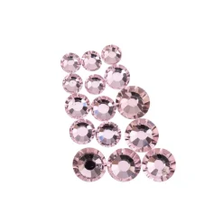 Crystal Lane DIY Assorted Round Glass Flatback Rhinestones Combo