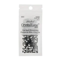 Crystal Lane DIY SS12 Glass Flatback Rhinestones, 432pcs