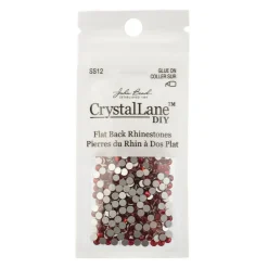 Crystal Lane DIY SS12 Glass Flatback Rhinestones, 432pcs