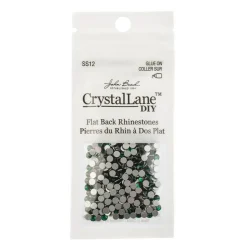 Crystal Lane DIY SS12 Glass Flatback Rhinestones, 432pcs