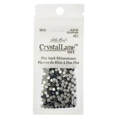 Crystal Lane DIY SS12 Glass Flatback Rhinestones, 432pcs
