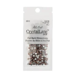 Crystal Lane DIY SS12 Glass Flatback Rhinestones, 432pcs
