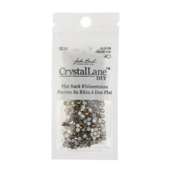 Crystal Lane DIY SS12 Glass Flatback Rhinestones, 432pcs