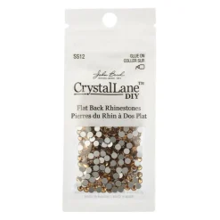 Crystal Lane DIY SS12 Glass Flatback Rhinestones, 432pcs