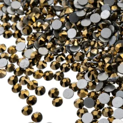 Crystal Lane DIY SS12 Glass Flatback Rhinestones, 432pcs