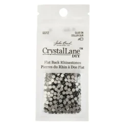 Crystal Lane DIY SS12 Glass Flatback Rhinestones, 432pcs