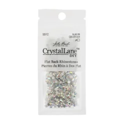 Crystal Lane DIY SS12 Glass Flatback Rhinestones, 432pcs