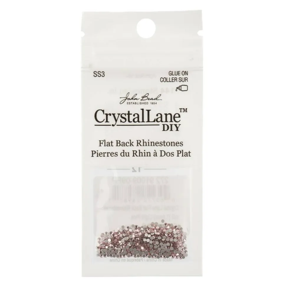 Crystal Lane DIY SS3 Glass Flatback Rhinestones, 1440pcs