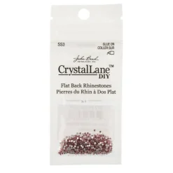Crystal Lane DIY SS3 Glass Flatback Rhinestones, 1440pcs