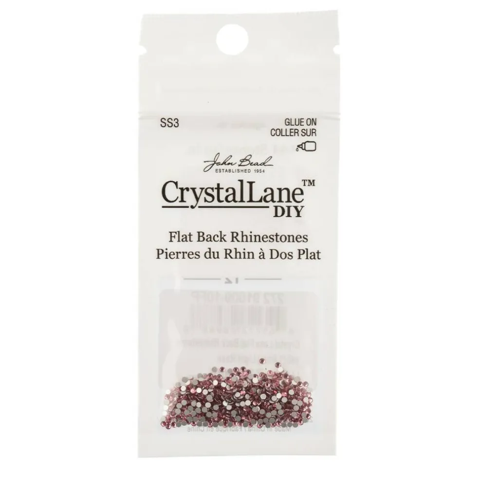 Crystal Lane DIY SS3 Glass Flatback Rhinestones, 1440pcs