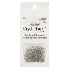 Crystal Lane DIY SS3 Glass Flatback Rhinestones, 1440pcs