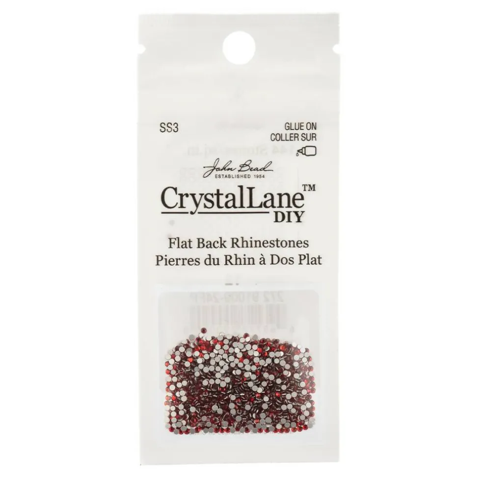 Crystal Lane DIY SS3 Glass Flatback Rhinestones, 1440pcs