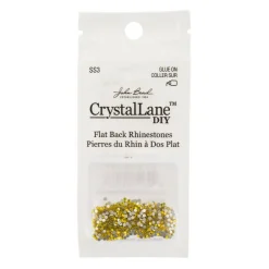 Crystal Lane DIY SS3 Glass Flatback Rhinestones, 1440pcs