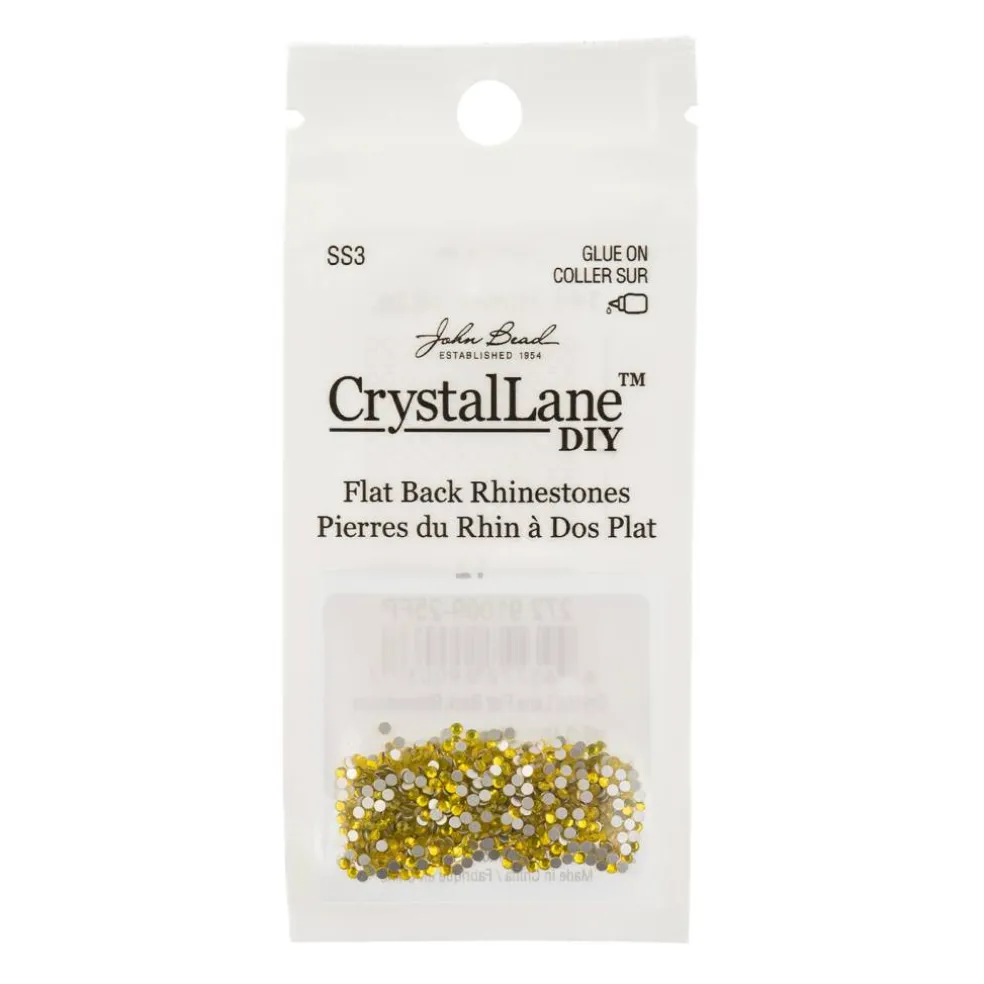 Crystal Lane DIY SS3 Glass Flatback Rhinestones, 1440pcs