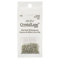 Crystal Lane DIY SS3 Glass Flatback Rhinestones, 1440pcs