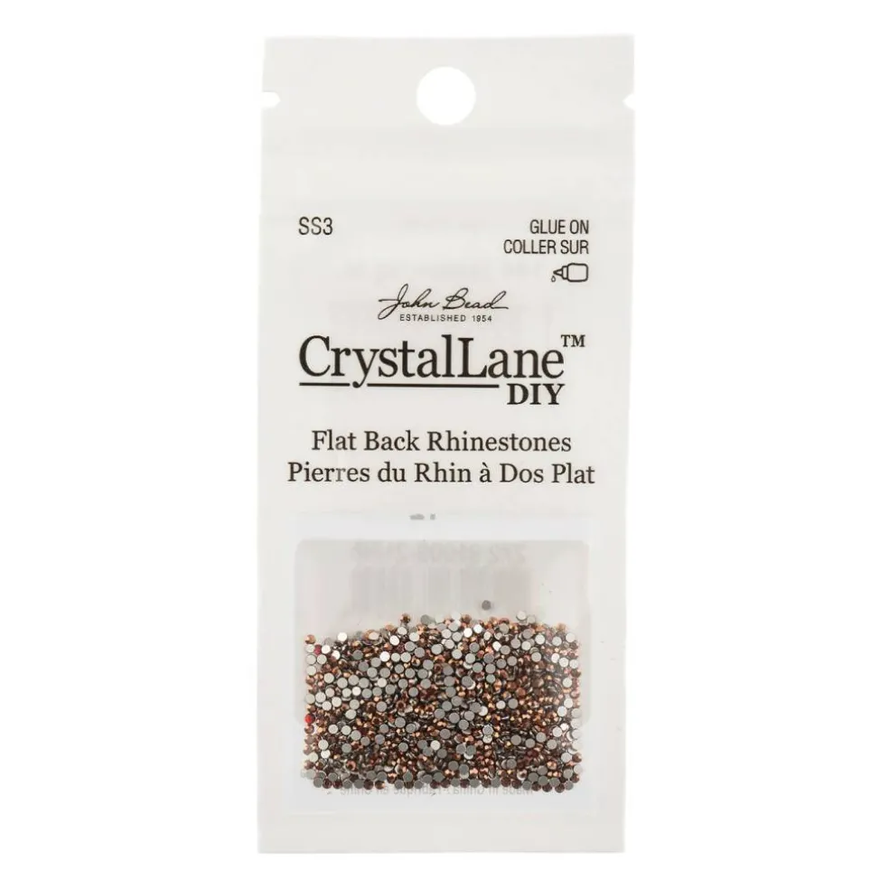 Crystal Lane DIY SS3 Glass Flatback Rhinestones, 1440pcs