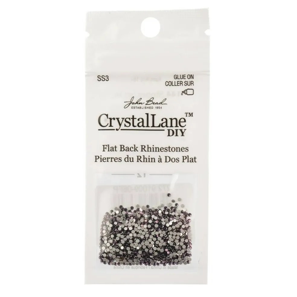 Crystal Lane DIY SS3 Glass Flatback Rhinestones, 1440pcs