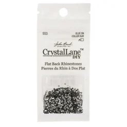 Crystal Lane DIY SS3 Glass Flatback Rhinestones, 1440pcs