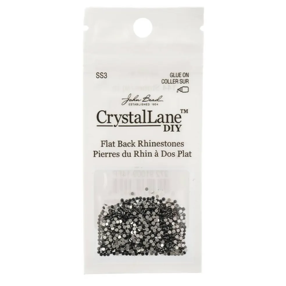 Crystal Lane DIY SS3 Glass Flatback Rhinestones, 1440pcs