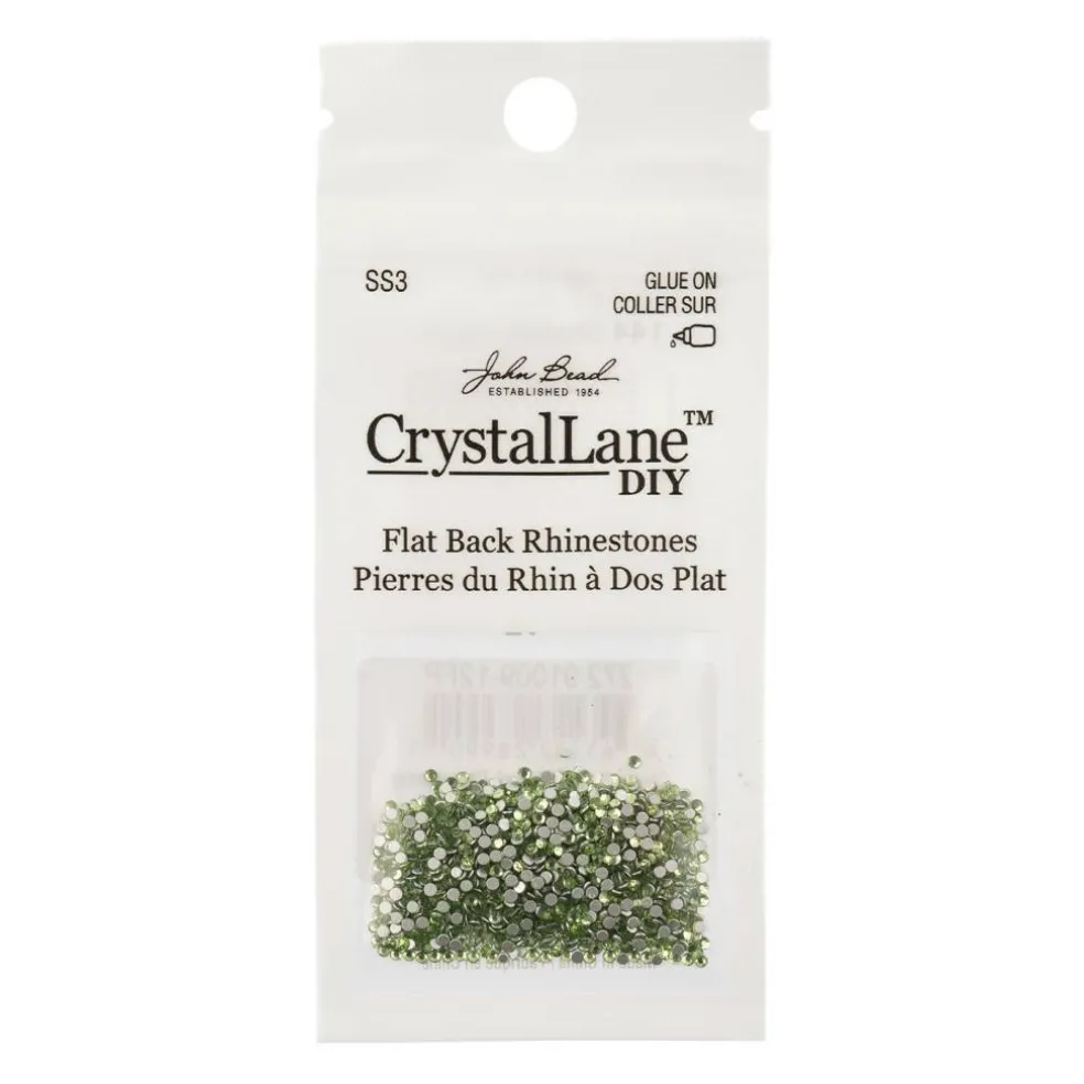 Crystal Lane DIY SS3 Glass Flatback Rhinestones, 1440pcs