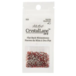 Crystal Lane DIY SS3 Glass Flatback Rhinestones, 1440pcs