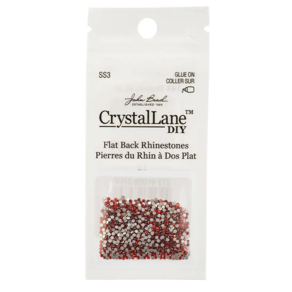 Crystal Lane DIY SS3 Glass Flatback Rhinestones, 1440pcs