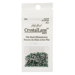 Crystal Lane DIY SS3 Glass Flatback Rhinestones, 1440pcs