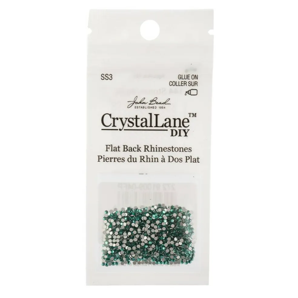 Crystal Lane DIY SS3 Glass Flatback Rhinestones, 1440pcs
