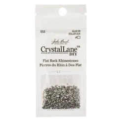 Crystal Lane DIY SS3 Glass Flatback Rhinestones, 1440pcs