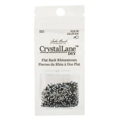 Crystal Lane DIY SS3 Glass Flatback Rhinestones, 1440pcs