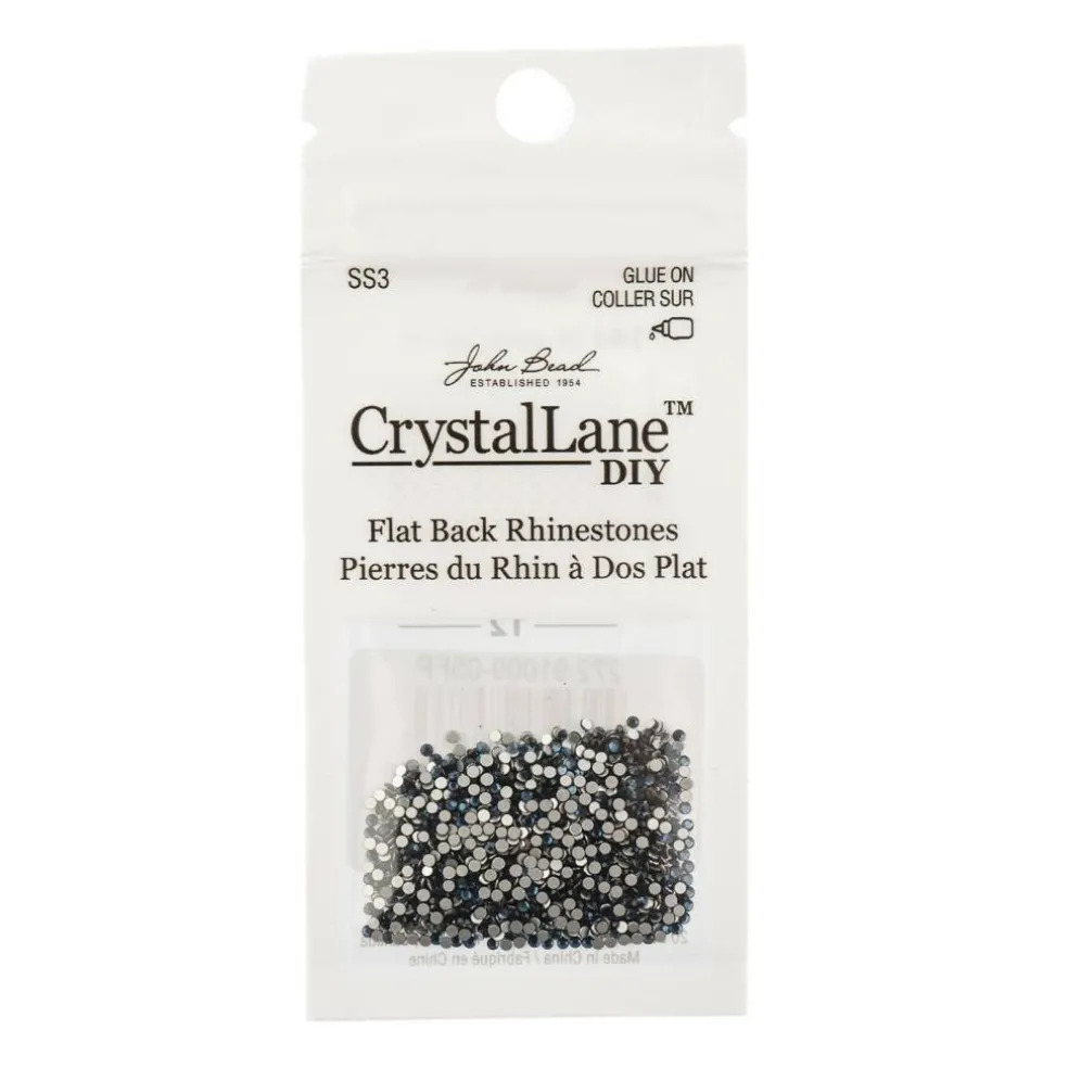 Crystal Lane DIY SS3 Glass Flatback Rhinestones, 1440pcs