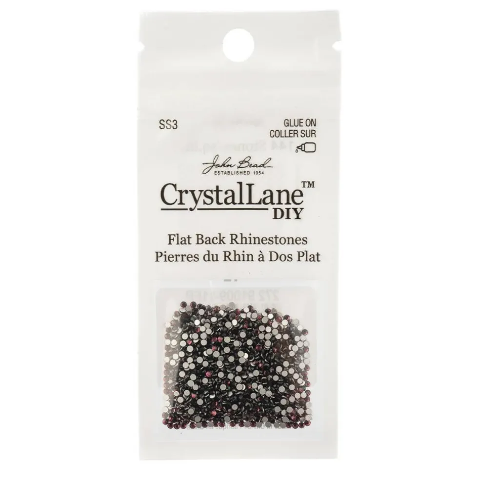 Crystal Lane DIY SS3 Glass Flatback Rhinestones, 1440pcs