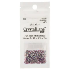 Crystal Lane DIY SS3 Glass Flatback Rhinestones, 1440pcs
