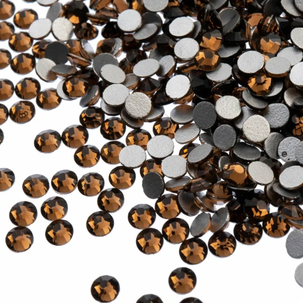 Crystal Lane DIY SS12 Glass Round Flatback Rhinestones, 2880ct.