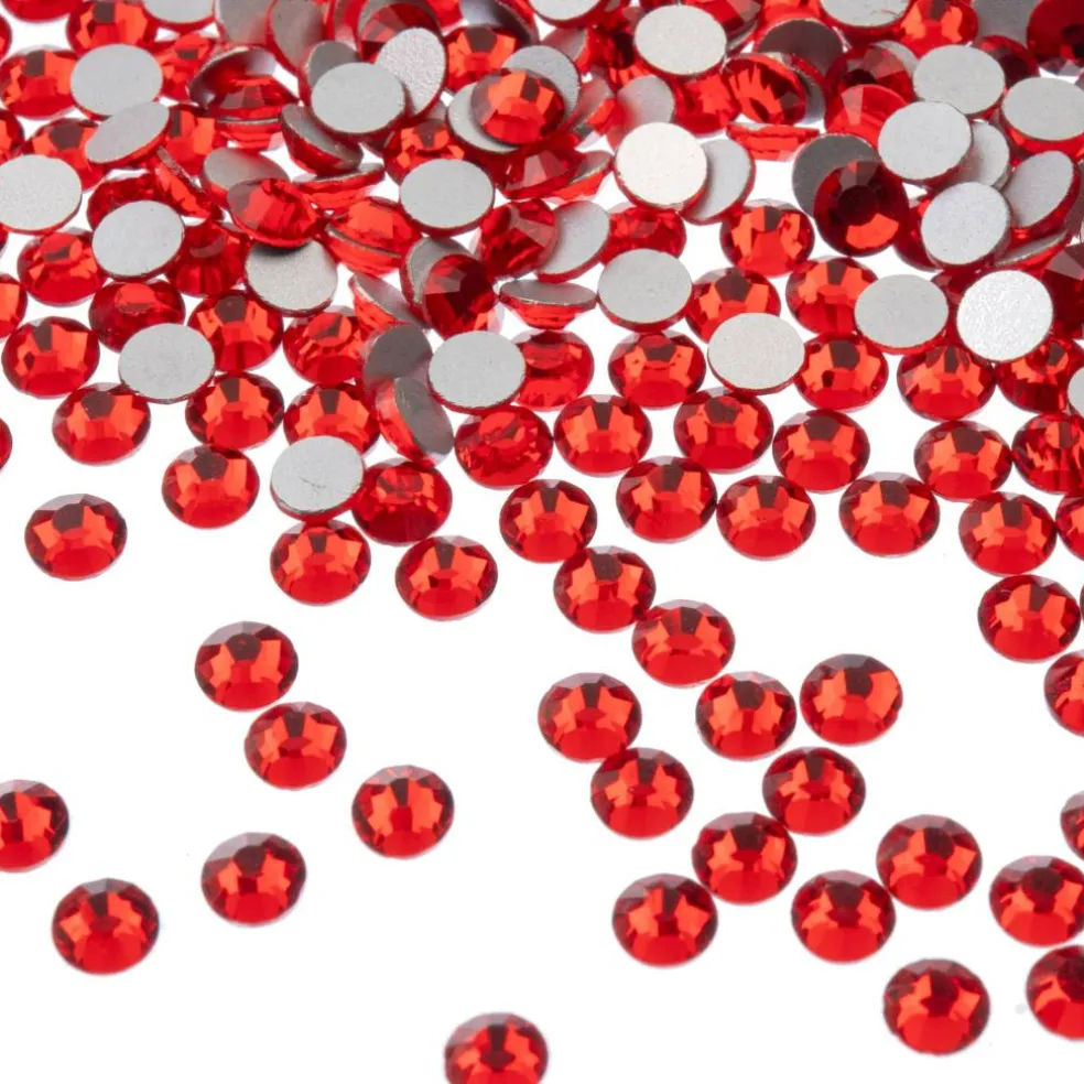 Crystal Lane DIY SS12 Glass Round Flatback Rhinestones, 2880ct.