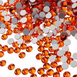 Crystal Lane DIY SS12 Glass Round Flatback Rhinestones, 2880ct.