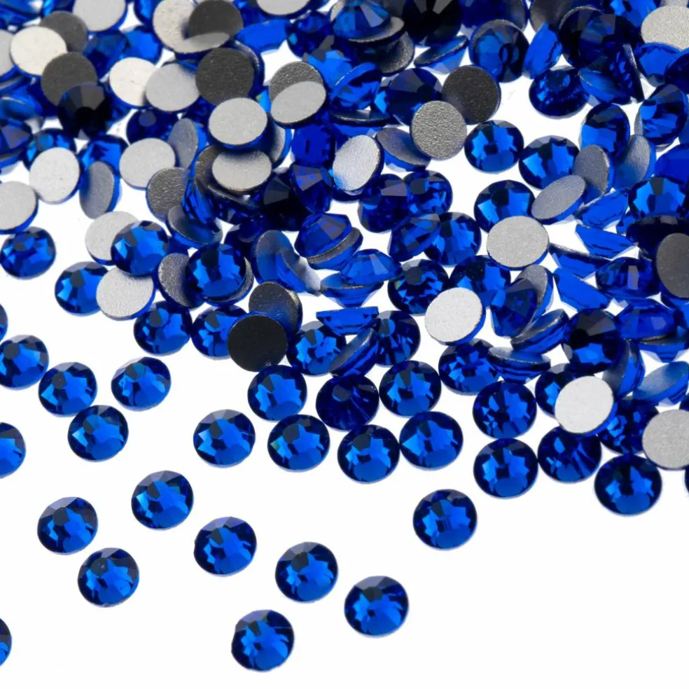 Crystal Lane DIY SS12 Glass Round Flatback Rhinestones, 2880ct.