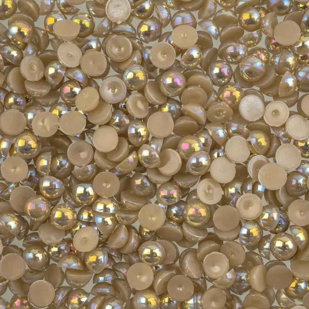 Crystal Lane DIY SS20(5mm) Plastic Pearl Flatback Rhinestones, 575pcs