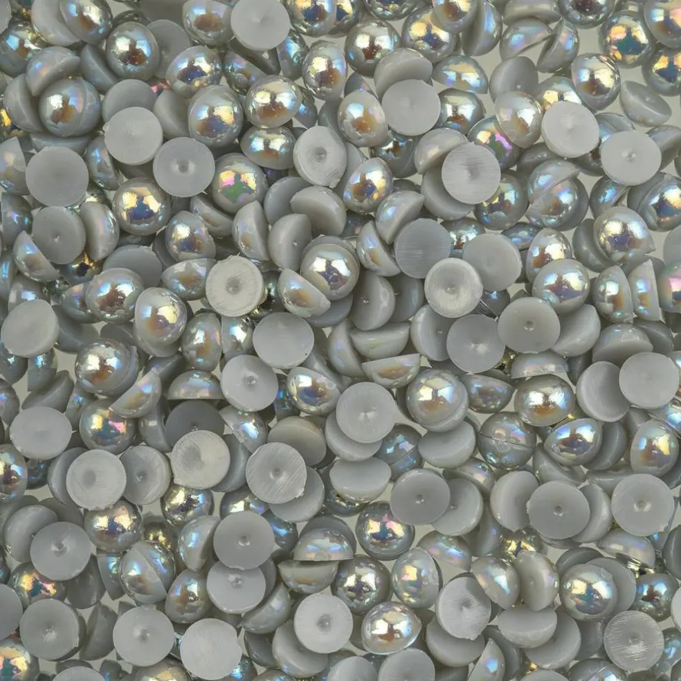 Crystal Lane DIY SS20(5mm) Plastic Pearl Flatback Rhinestones, 575pcs