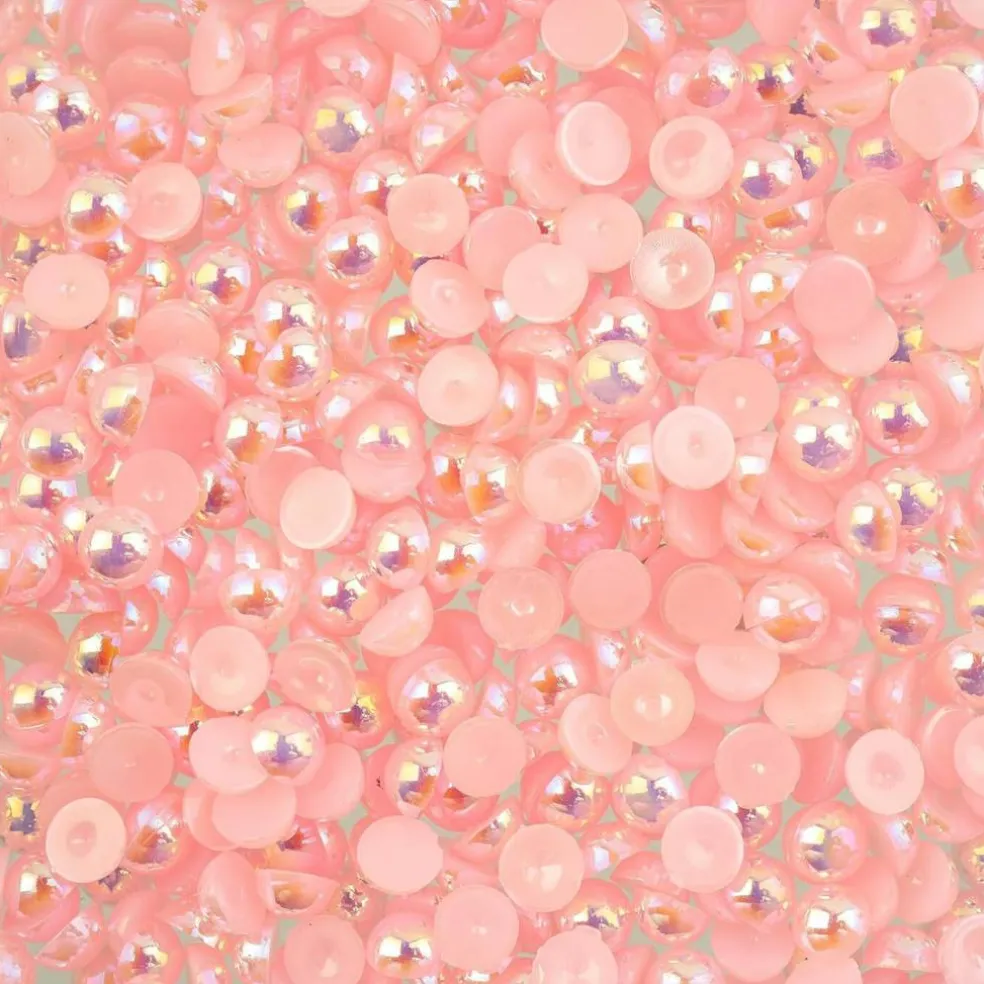 Crystal Lane DIY SS20(5mm) Plastic Pearl Flatback Rhinestones, 575pcs