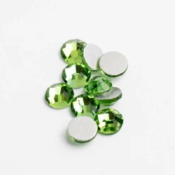 Crystal Lane DIY SS6 Round Glass Flatback Rhinestones, 1,440ct.