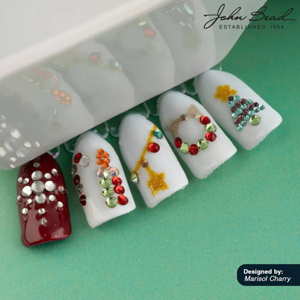 Crystal Lane DIY SS6 Round Glass Flatback Rhinestones, 1,440ct.