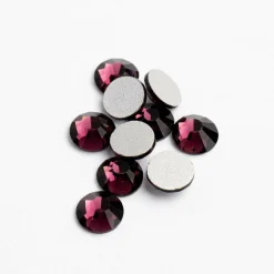 Crystal Lane DIY SS6 Round Glass Flatback Rhinestones, 1,440ct.