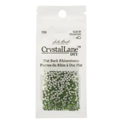 Crystal Lane DIY SS6 Round Glass Flatback Rhinestones, 1,440ct.
