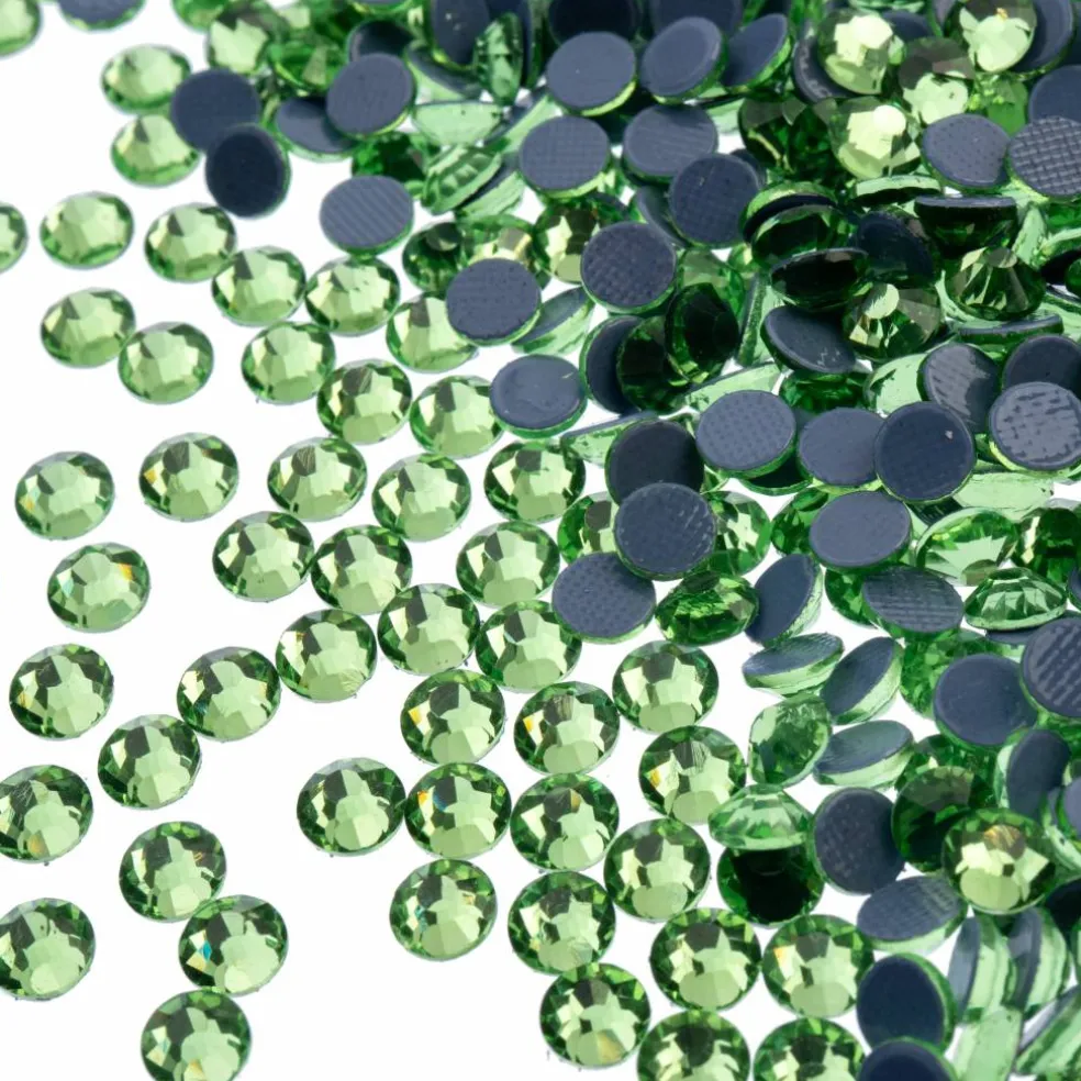 Crystal Lane DIY SS16 Round Glass Hotfix Flatback Rhinestones, 1,440ct.